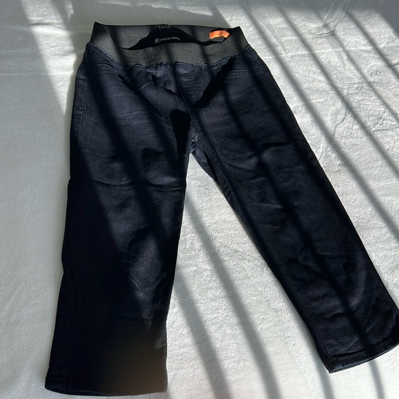 Tory Burch Navy Cropped Legging Size 25 - Picture 1 of 6